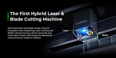 xTool M1 10W - Laser & Blade cutting Machine