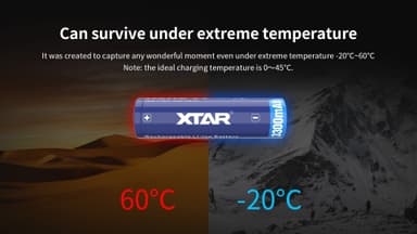 XTAR 18650 3300mAh 10A Li-Ion