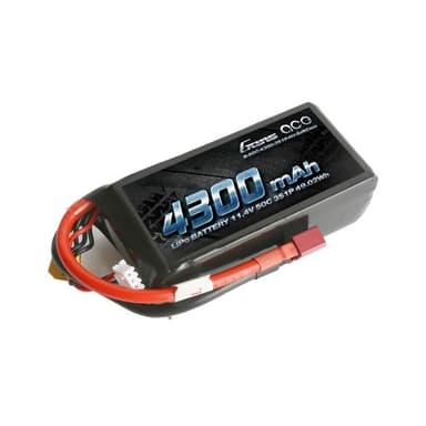 3s  4300mAh - 50C - Gens Ace T-Plug ( Deans ) HV