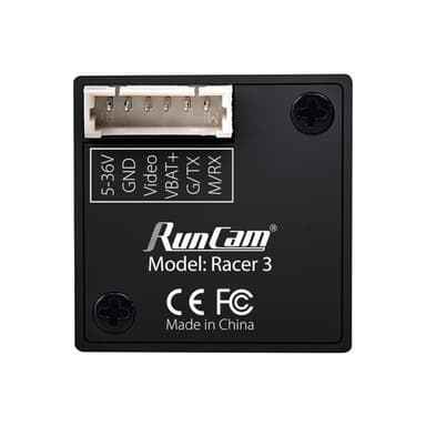 RunCam Racer 3 FPV Camera 4:3 / Widescreen Black