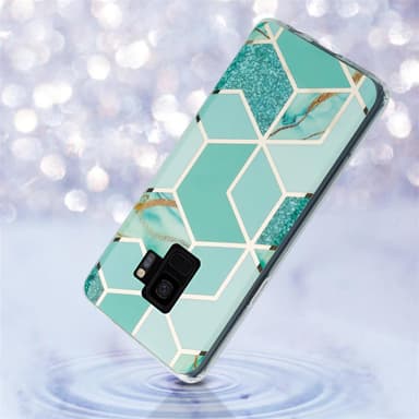 Samsung Galaxy S9 lommebokdeksel etui (grønn)