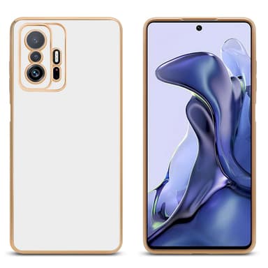 Xiaomi 11T / 11T PRO silikondeksel case (Hvit)