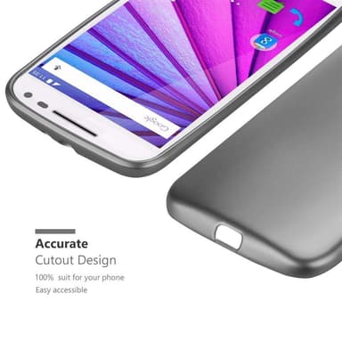 Deksel Motorola MOTO G3 Case Cover (grå)