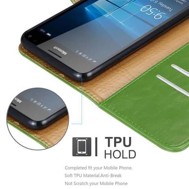 Nokia Lumia 950 XL lommebokdeksel etui (grønn)
