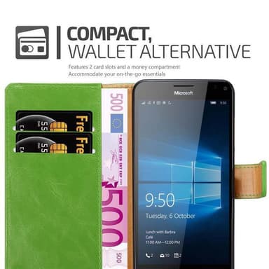 Nokia Lumia 950 XL lommebokdeksel etui (grønn)