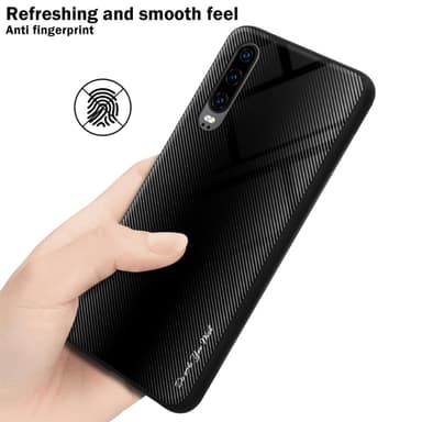 Huawei P30 Deksel Case Cover (svart)