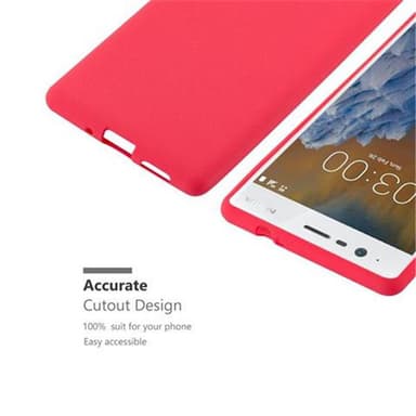 Deksel Nokia 3 2017 case (rød)