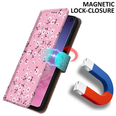 Samsung Galaxy S10 4G lommebokdeksel etui (rosa)