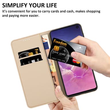 Samsung Galaxy S10 4G lommebokdeksel etui (rosa)
