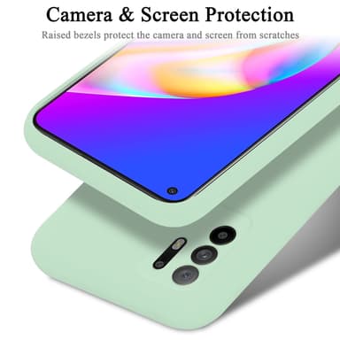 Oppo A94 5G silikondeksel case (grønn)