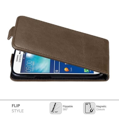 Samsung Galaxy S3 / S3 NEO deksel flip cover (brun)