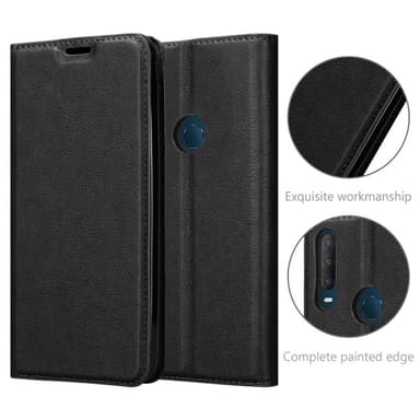 Alcatel 1S 2020 lommebokdeksel case (svart)