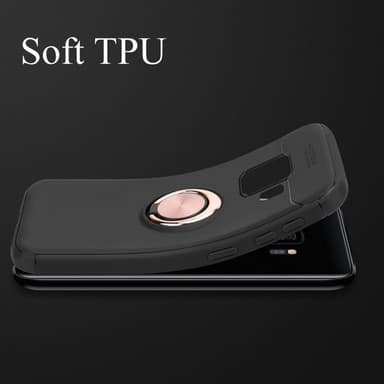Samsung Galaxy S9 silikondeksel cover (svart)
