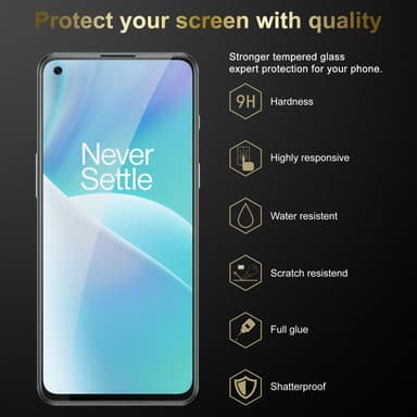 OnePlus Nord 2T 3x Skjermbeskytter Skärmskydd