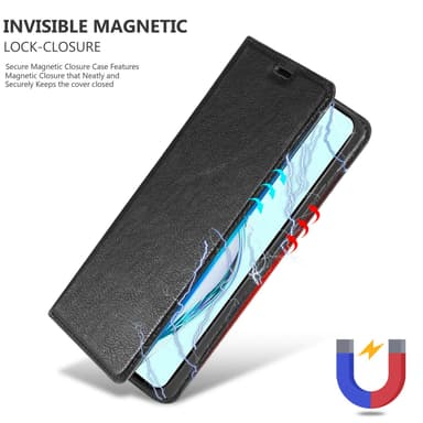 ZTE Axon 30 lommebokdeksel case (svart)