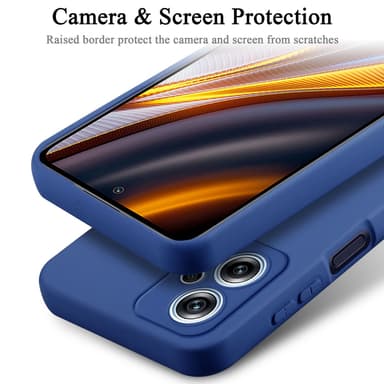 Xiaomi Poco X4 GT silikondeksel case (Blå)