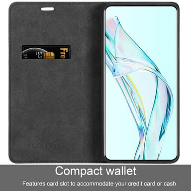 ZTE Axon 30 lommebokdeksel case (svart)