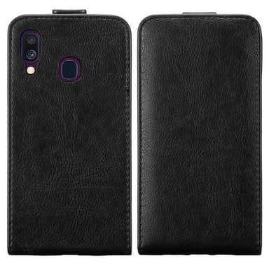 Samsung Galaxy A40 deksel flip cover (svart)