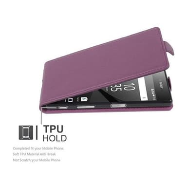 Sony Xperia Z5 Deksel Cover Etui (lilla)