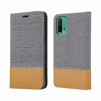 Xiaomi RedMi 9T / POCO M3 lommebokdeksel etui (grå)
