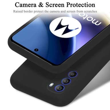 Motorola MOTO G51 5G silikondeksel case (Svart)