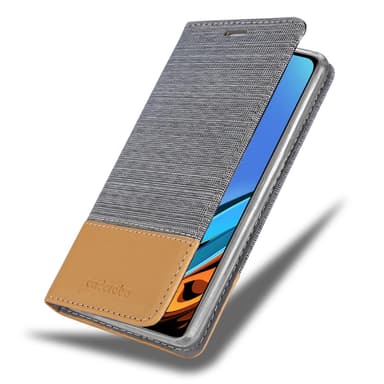Xiaomi RedMi 9T / POCO M3 lommebokdeksel etui (grå)