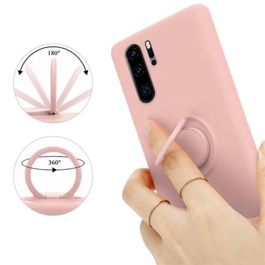 Deksel Huawei P30 PRO Ring Case (rosa)