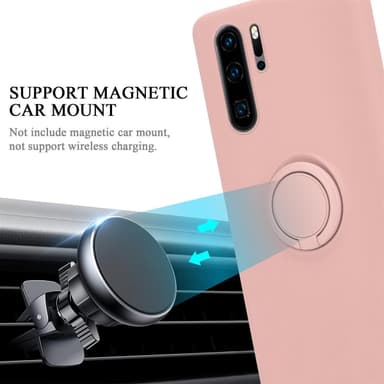Deksel Huawei P30 PRO Ring Case (rosa)