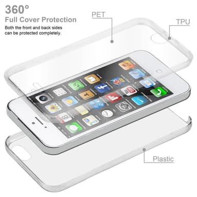 iPhone 5 / 5S / SE 2016 Deksel 360 Case Cover