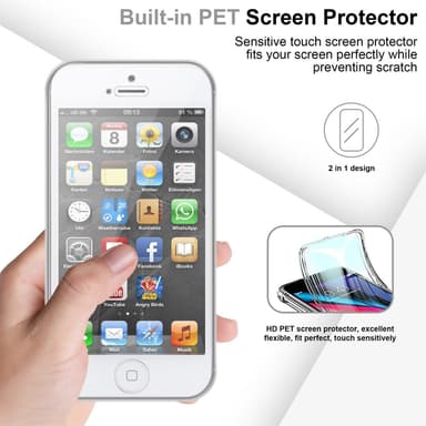 iPhone 5 / 5S / SE 2016 Deksel 360 Case Cover