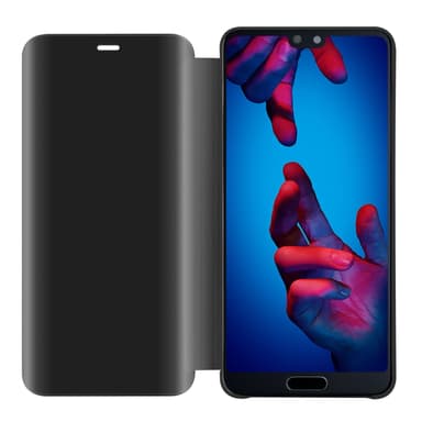 Huawei P20 lommebokdeksel etui (svart)