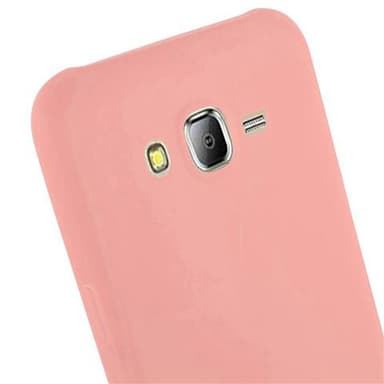 Deksel Samsung Galaxy J7 2015 Silikon cover (rosa)