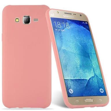 Deksel Samsung Galaxy J7 2015 Silikon cover (rosa)