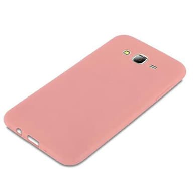 Deksel Samsung Galaxy J7 2015 Silikon cover (rosa)