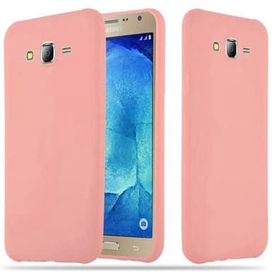 Deksel Samsung Galaxy J7 2015 Silikon cover (rosa)