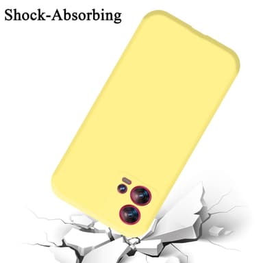 Motorola EDGE 30 FUSION silikondeksel case (gul)