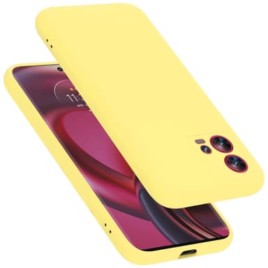 Motorola EDGE 30 FUSION silikondeksel case (gul)