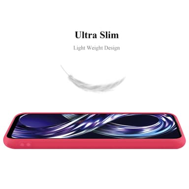 Deksel Realme 8i / Narzo 50 4G Silikon cover (rød)