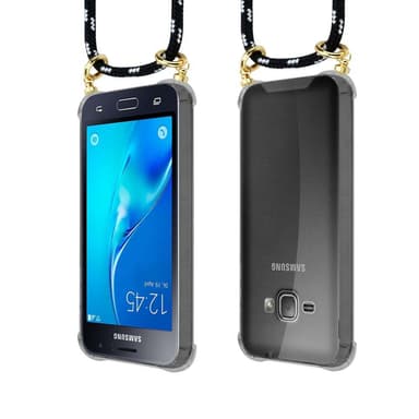 Samsung Galaxy J1 2016 Deksel med Halskjede (svart)