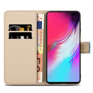 Samsung Galaxy S10 5G lommebokdeksel etui (blå)