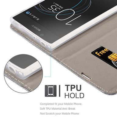 Sony Xperia L1 lommebokdeksel etui (grå)