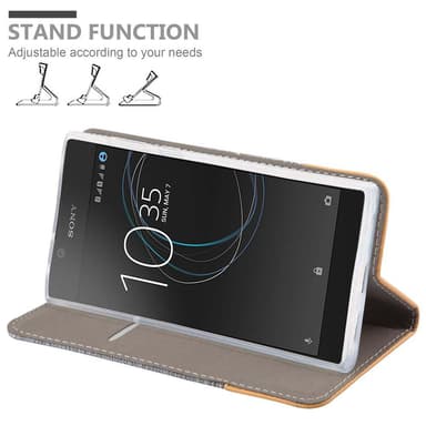 Sony Xperia L1 lommebokdeksel etui (grå)
