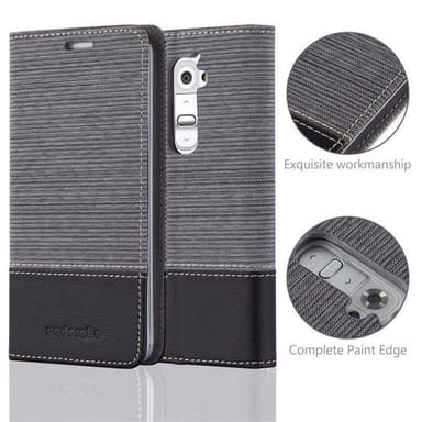 LG G2 MINI lommebokdeksel etui (grå)