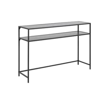 Sidebord SEAFORD 120x35xH79cm, sort