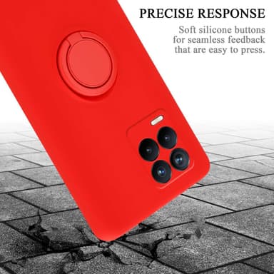Deksel Realme 8 4G / 8 PRO Ring Case (rød)