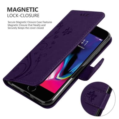 iPhone 7 / 7S / 8 / SE 2020 lommebokdeksel Blomster
