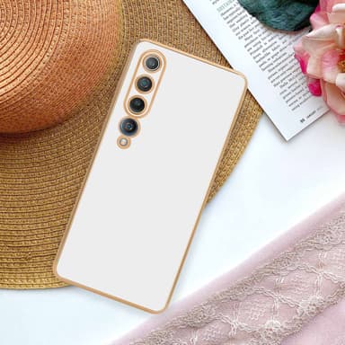 Xiaomi Mi 10 / Mi 10 PRO silikondeksel case (Hvit)