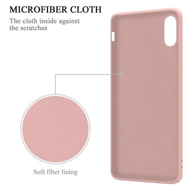 Deksel iPhone XS MAX Ring Case (rosa)