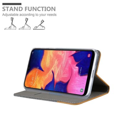 Samsung Galaxy A10 / M10 lommebokdeksel etui (grå)