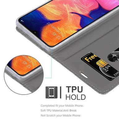 Samsung Galaxy A10 / M10 lommebokdeksel etui (grå)
